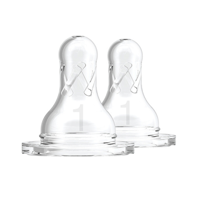 7983965 Dr. Brown's Tetinas Boca Estreita Nível 1 | Perfuradas a Laser