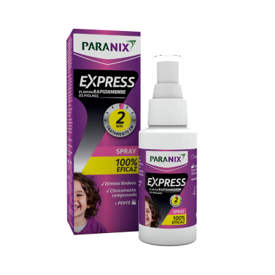 7501866 Paranix Express Spray 95ml |  Elimina Piolhos em 15 Min | Sem Inseticidas