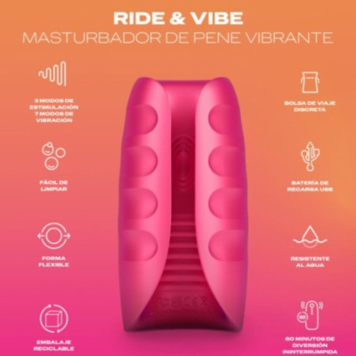 Durex Ride & Vibe Vibrating Stroker | Farmácia d'Arrábida