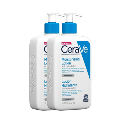 3092367734190 CeraVe Pack Loção Hidratante Duo 2x473ml | Para Toda a Família | Rosto & Corpo
