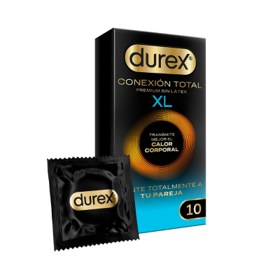 7531459 Durex Conexão Total XL Preservativos 10 Uni. | Maior Sensibilidade