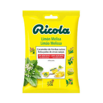Ricola Rebuçados Limão Melissa Saco 70g | Sem Açúcar Alívio Garganta
