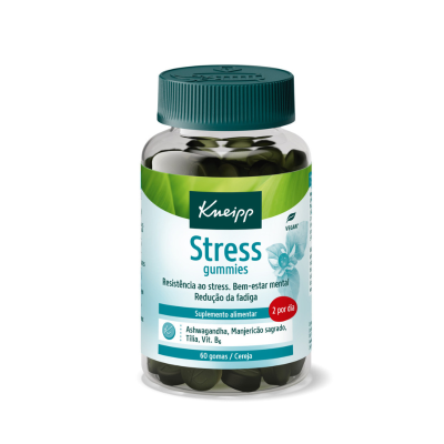 7544692 Kneipp Stress Gomas 60 Unid. | Bem-Estar Mental | Sabor a Cereja