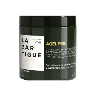 7589077 Lazartigue Ageless Máscara 250ml | Brilho, Força e Suavidade ao Cabelo Enfraquecido