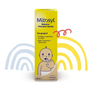 Mitosyl Bálsamo Primeiros Dentes 25ml + Dedeira | Farmácia d'Arrábida