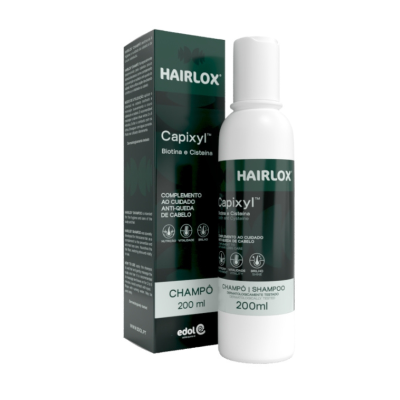 6083550 Hairlox Champô Anti-Queda 200ml | Para Cabelos Pouco Densos | Com Capixyl e Biotina