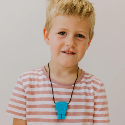 Jellystone Colar Mordedor Robô Azul +3Anos | Farmácia d'Arrábida