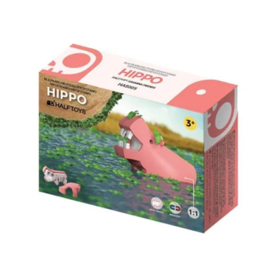 Halftoys Construção Magnética Hipopótamo +3Anos | Farmácia d'Arrábida