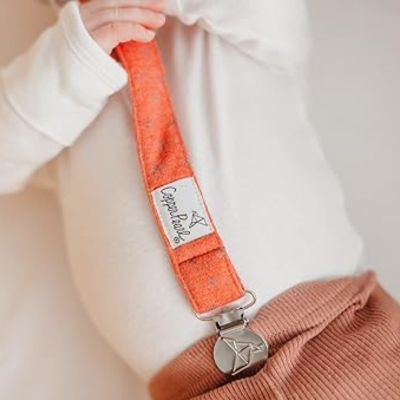 Copper Pearl Binky 3 Clips para Chupeta Padrão Viking | Farmácia d'Arrábida