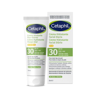 Cetaphil Creme Hidratante Facial Diário FPS30 50ml | Farmácia d'Arrábida