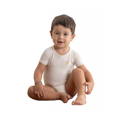 JBimbi Body Manga Curta Warm Creme 0-36M | Farmácia d'Arrábida