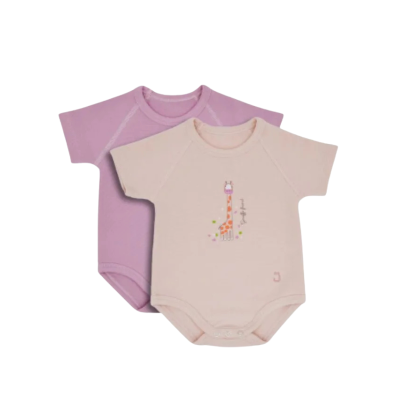 8056209783765 JBimbi Body 4 Estações Pack 2un Lavanda-Girafa | Algodão Bio 0-36Meses | Tamanho Único Ajustável