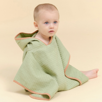 Molis&Co Poncho Toalha com Capuz Green Splash 5-6A | Farmácia d'Arrábida