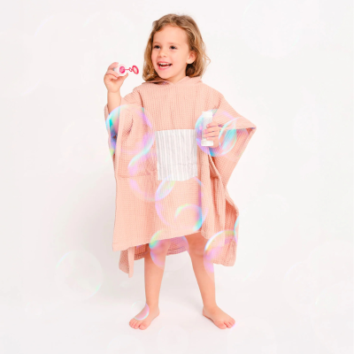Molis&Co Poncho Toalha com Capuz Riscas 3-4 Anos | Farmácia d'Arrábida