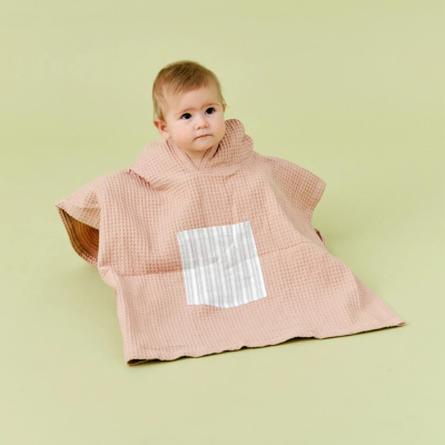 Molis&Co Poncho Toalha com Capuz Riscas 3-4 Anos | Farmácia d'Arrábida