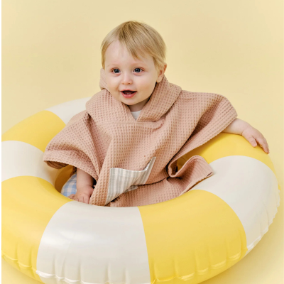 Molis&Co Poncho Toalha com Capuz Riscas 3-4 Anos | Farmácia d'Arrábida