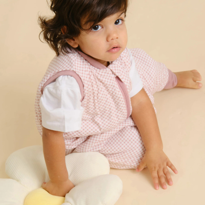 Molis&Co Macacão de Dormir sem Manga Vichy Pink +1A TOG 1 | Farmácia d'Arrábida