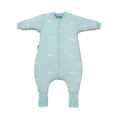 Molis&Co Macacão de Dormir com Mangas Duck Family +2Ano TOG 2.5| Saco de Dormir Meia + Manga Removível