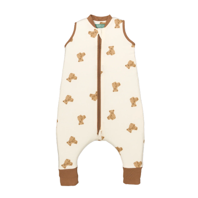 Molis&Co Macacão de Dormir sem Manga Teddy +2Ano TOG 1 | Saco de Dormir para Meia Estação