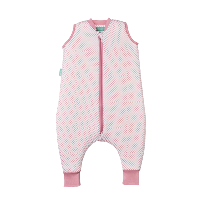 8436579280871 Molis&Co Macacão de Dormir sem Manga Vichy Pink +2Anos TOG 1 | Saco de Dormir para Meia Estação