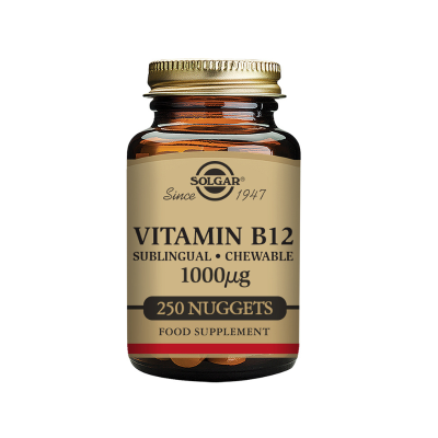 1002241 Solgar Vitamina B12 1000ug 250 Comprimidos Mastigáveis | Energia e Nervos