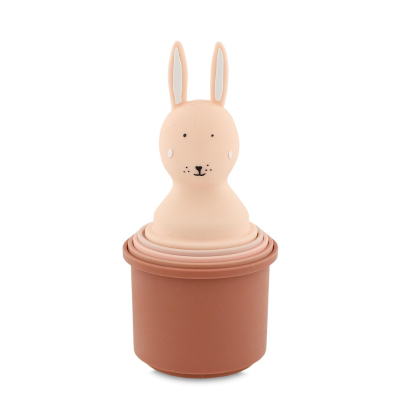 Trixie Copos Empilháveis Silicone Mrs. Rabbit +10M | Farmácia d'Arrábida