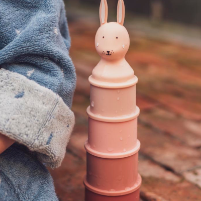 Trixie Copos Empilháveis Silicone Mrs. Rabbit +10M | Farmácia d'Arrábida