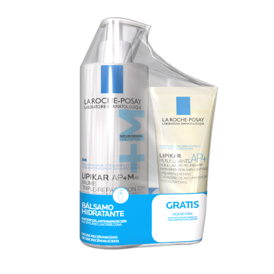 7582684 La Roche Posay Pack Lipikar Bálsamo AP+Max 400ml Oferta Óleo Lavante 100ml