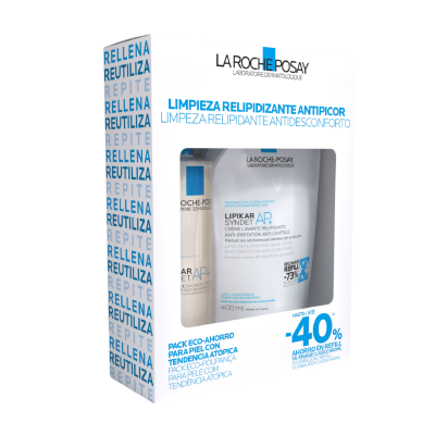 7560011 La Roche Posay Pack Lipikar Syndet AP+ Creme de Limpeza 400ml + Recarga
