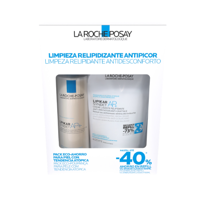 La Roche Posay Pack Lipikar Syndet AP+ Creme Limpeza + Recarga | Farmácia d'Arrábida
