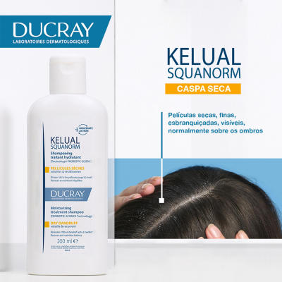 Ducray Kelual Squanorm Champô Caspa Seca Refil 400ml | Farmácia d'Arrábida