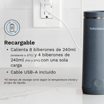 Baby Brezza Aquecedor Biberões Portátil Super Rápido | Farmácia d'Arrábida