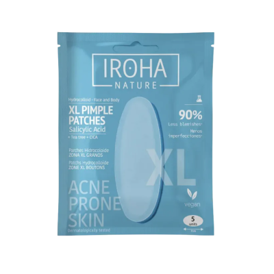 8436036437350 Iroha Acne Prone Skin 5 Adesivos XL Borbulhas | Ácido Salicílico, Árvore do Chá e Centelha