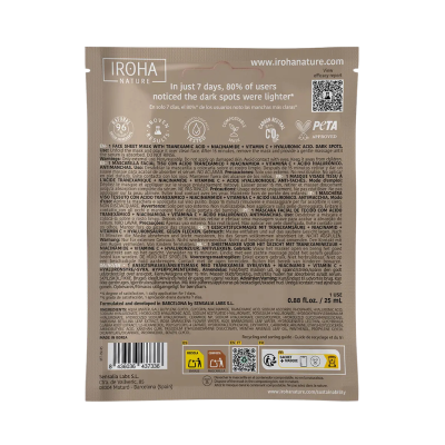 Iroha Dark Spots Máscara Facial Manchas | Farmácia d'Arrábida