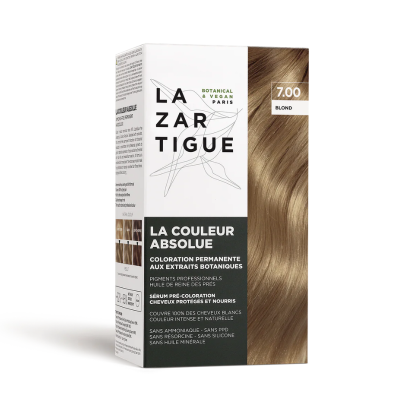 7528083 Lazartigue Coloração 7.00 Louro | Sem Amoníaco | Cobertura 100% Brancos | Kit Completo