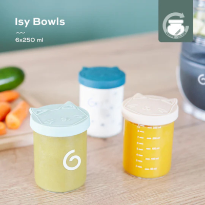 Babymoov Icy Bowls 6x250ml Recipientes Vidro | Farmácia d'Arrábida