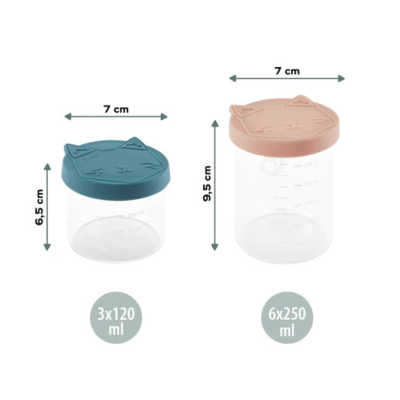 Babymoov Icy Bowls 6x250ml + 3x120ml Vidro | Farmácia d'Arrábida