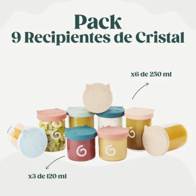Babymoov Icy Bowls 6x250ml + 3x120ml Vidro | Farmácia d'Arrábida