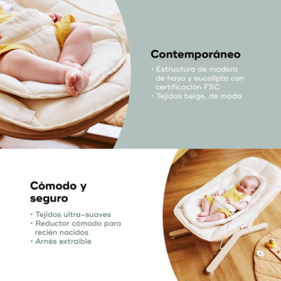 Babymoov Swoon Flow Espreguiçadeira Baloiço | Farmácia d'Arrábida