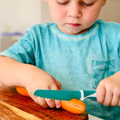 KiddiKutter Faca Infantil Castanha +3 A | Farmácia d'Arrábida