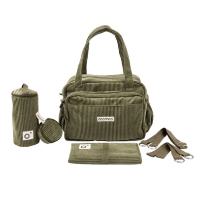 5400653011210 Doomoo Saco Maternidade e Muda Bebé Fluffy Verde | 8 acessórios incluídos