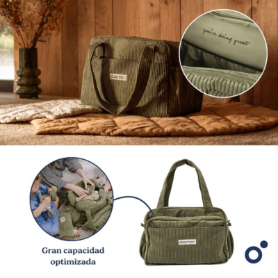 Doomoo Saco Maternidade e Muda Bebé Fluffy Rosa | Farmácia d'Arrábida