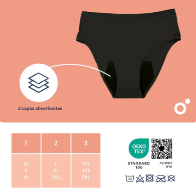 Doomoo Cueca N1 XS/S/M Pós-Parto/Menstrual Flowly | Farmácia d'Arrábida
