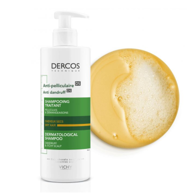 Dercos Pack Anticaspa Cabelos Secos Champô + Recarga | Farmácia d'Arrábida