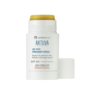 7586172Aktuva 100 Prevent Stick SPF 50+ 15g | Protetor Solar Para Rosto, Lábios e Couro Cabeludo