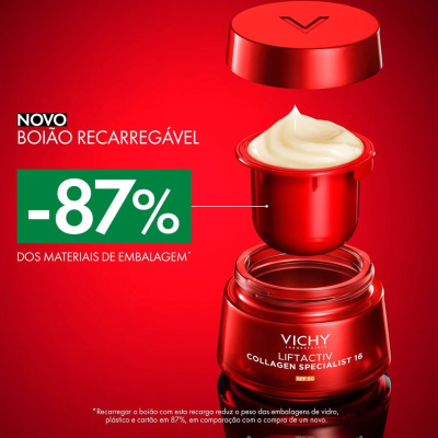 Vichy Creme Anti-Idade Liftactiv Collagen Specialist16 FPS50 50ml | Farmácia d'Arrábida