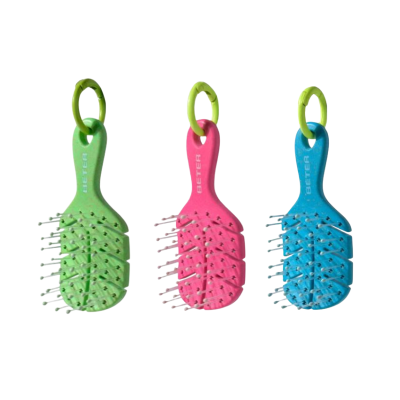 8412122034030 Beter Genius Tribe Escova Mini Charm | Desembaraça com Suavidade | Com Argola para Pendurar