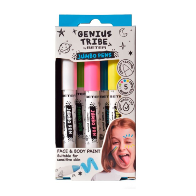 Beter Genius Tribe 5 Lápis de Pintura Facial e Corporal  | Farmácia d'Arrábida