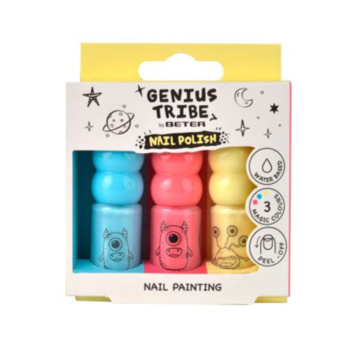 Beter Genius Tribe 3 Vernizes Unhas Azul, vermelho e amarelo | Farmácia d'Arrábida