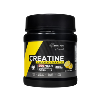 Drasanvi Creatina Monohidra 200 MESH Limão 300g | Suplemento para Performance Desportiva